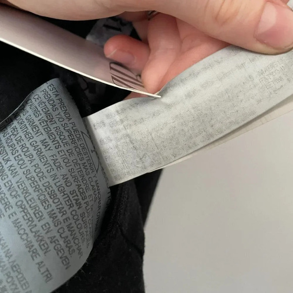 Zara Knotted Linen Blend Pareo Pants Black NWT  Size Medium - Picture 12 of 12